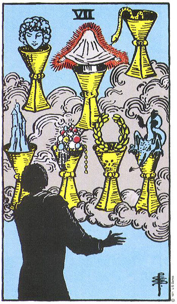 Seven of Cups tarot card