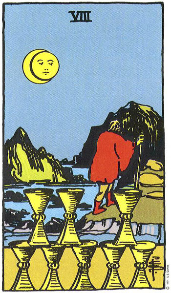 Eight of Cups tarot card