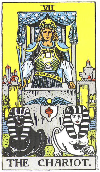 The Chariot tarot card