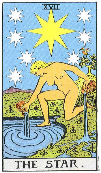 The Star tarot card