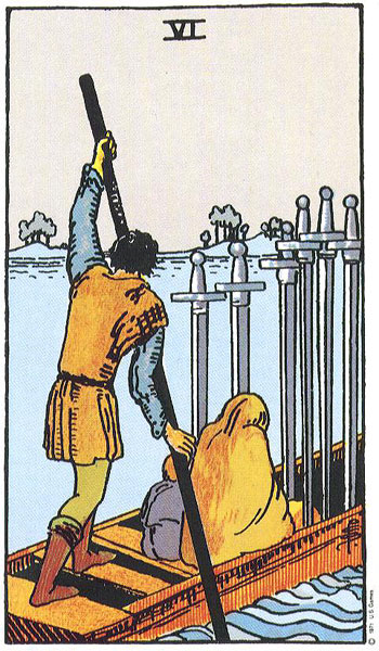 Six of Swords tarot card