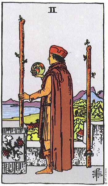 Two of Wands tarot card