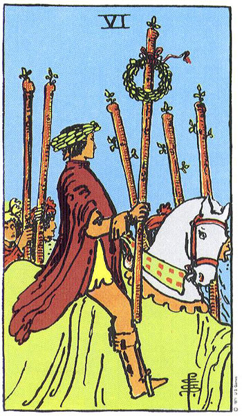 Six of Wands tarot card