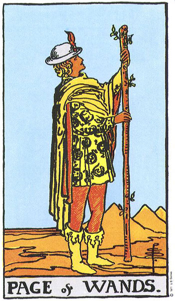 Page of Wands tarot card