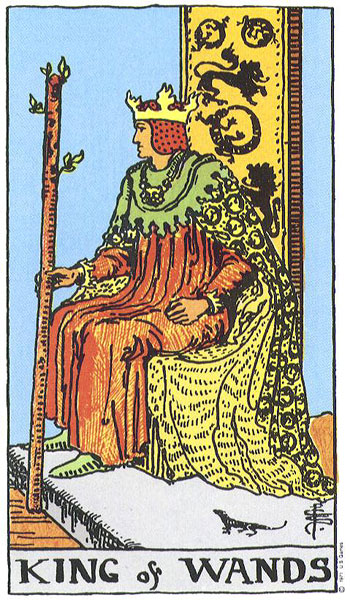 King of Wands tarot card